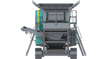 Изображение мини 3 Мобильная щековая дробилка  SP127JE 