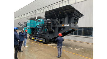 Изображение мини 1 Мобильная щековая дробилка  SP127JE 